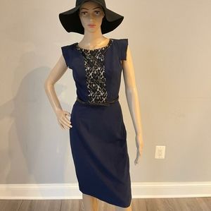 Sleeve less midi dress